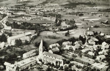 Vue aérienne de Plainfaing